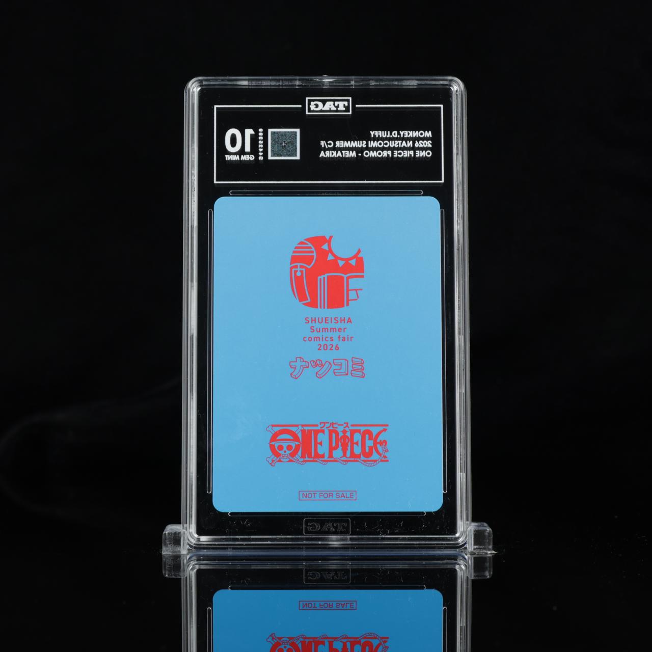 Back of TAG 10 Watermelon Luffy slab photographed by Card Consignor